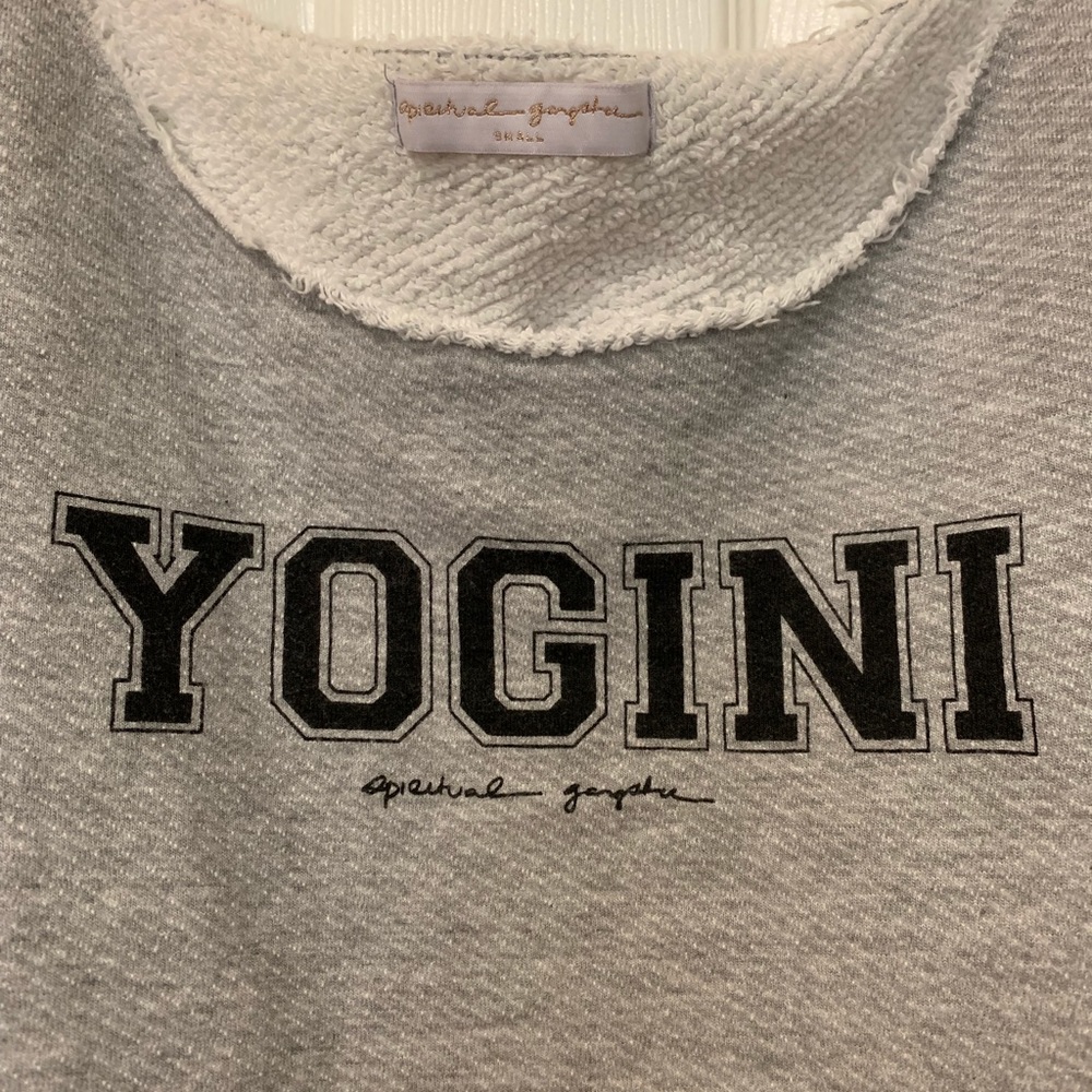 Spiritual Gangster YOGINI cropped pullover S